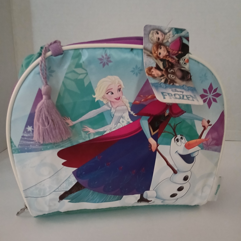 Disney Frozen Purple and Green Bag